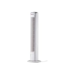 Alpina - Ventilateur colonne 17076 - 78cm de hauteur - 3 vitesses - Blanc