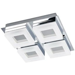 Led Plafonnier Salle De Bain 'Marija' pour salle de bain - blanc satiné, chromé