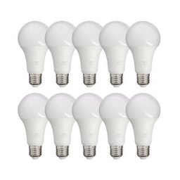 Lot de 10 Ampoules led A60, culot E27, 14,2W cons. (100W eq.), lumière blanc neutre