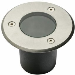 Spot extérieur encastrable mini–alfa - 230V - ø 10 cm - Douille GU10 - Finition acier brossé