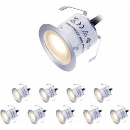 Spot encastrable mur et plafond 10X Spots led Encastrable Extérieur, Etanche IP67, Spots à
