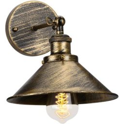 Applique Murale Industrielle Vintage Design Style RétroLuminaire Métal Rotation à 180 Degrés