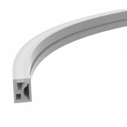 Étui flexible en silicone pour la conversion des bandes LED en néon - 16x16mm - 5 mètres - Courbure