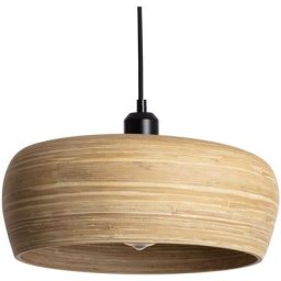 Suspension Bambou Shuka Sari Iluzzia Textile Negro