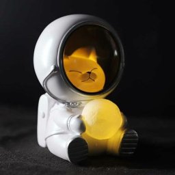 Veilleuse Astronaute, Astronaut Led Night Lights, Veilleuse en Forme de Chat Astronaute, Lampe de