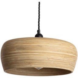 Suspension Bambou Shuka Sari Iluzzia Tressé Noir