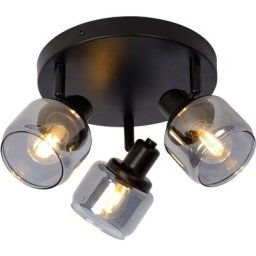 Spot plafond - 3xE14 - Noir Lucide bjorn
