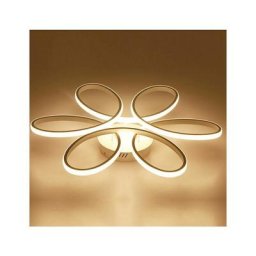 Moderne Simple led Plafonniers En Aluminium Fleur Encastré Plafonnier Blanc Salle à Manger Salon