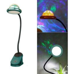 Lampe à Pince Pour Enfants, Lampe de Lecture à Pince led Rechargeable usb Tactile Dimmable,