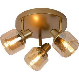 Spot plafond - 3xE14 - Or Mat / Laiton Lucide bjorn
