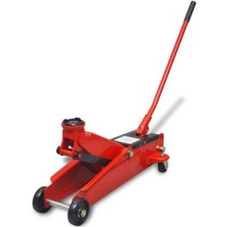 Cric de plancher hydraulique à profile bas 3 tonnes Rouge