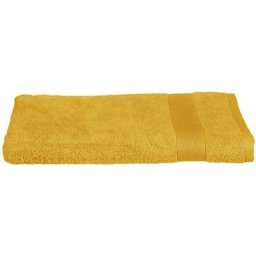 Ac-déco - Serviette de bain en coton - 100 x 150 cm - Jaune - Livraison gratuite - Jaune