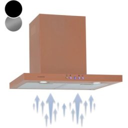 Klarstein - Hotte aspirante murale limelight 60cm 600 m³/h classe a++ - cuivre - Cuivre