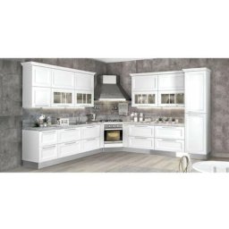 Hotte aspirante d'angle brooklyn en acier inoxydable bruni 150x150 cm