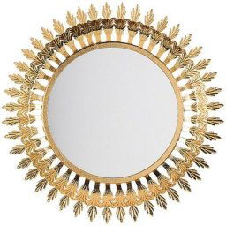 Miroir mural doré rétro et élégant - Doré