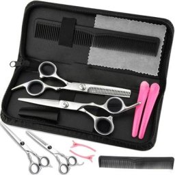 Ciseaux de coiffure set ciseaux professionnels coiffeur professionnel ciseaux de coiffure avec étui
