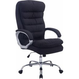CLP - Fauteuil de bureau xxl Vancouver tissu noir
