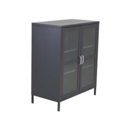 Buffet 2 portes en acier Acero - Noir