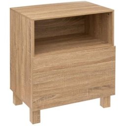 Meuble bas 1 porte Mixup effet bois naturel - 5 five simply smart - Effet bois naturel