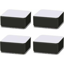 Lot de 4 rehausseurs de meubles en acier au carbone pour canapé, table basse, armoire, lit, bureau