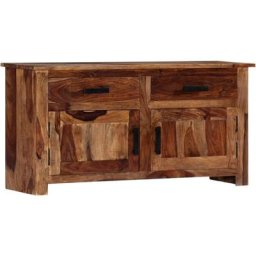 Buffet 100x30x50 cm Bois massif Vidaxl Brun