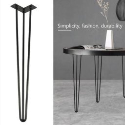Dyhf - Pieds de table en épingles à cheveux – set de pieds de table en épingles à cheveux (4