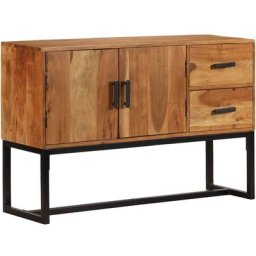 Buffet Marron 110x30x70 cm Bois d'acacia solide Vidaxl Brun