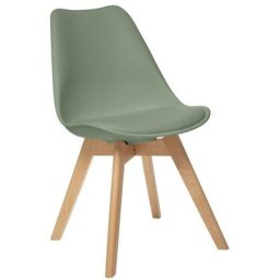 Atmosphera - Chaise scandinave Baya kaki - Vert