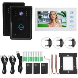 7in tft 2V1 2.4G sans fil vidéo porte téléphone infrarouge Vision nocturne interphone caméra