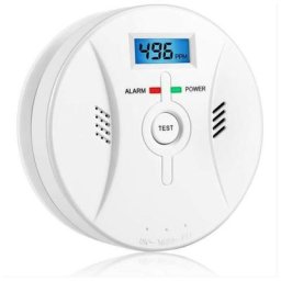Avertisseur de monoxyde de carbone avec écran lcd Détecteur de co Alarme puissante de 85 dB
