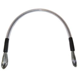 Câble de sécurité anti-chute en acier 515 mm pour portail battant certifié