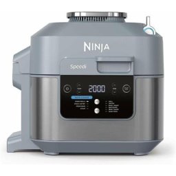 Ninja - Speedi ON400EU Rapid Cooker e Friggitrice ad Aria 5,7 l Grigio Sale Marino