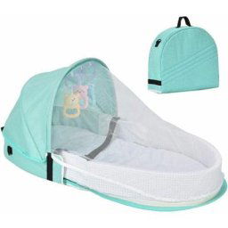 Lit de voyage bébé avec auvent moustiquaire, lit bébé pliable berceau avec moustiquaire berceau lit