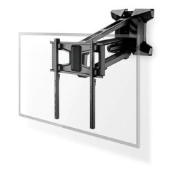 NEDIS Support Montage TV Mural Motorisé 37-70 35kg Max Rotatif Hauteur Réglable - Noir