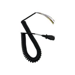 No-name - cable spirale surmoule avec fiche 7 plots - 12V