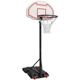 Bathrins - Panier de basket-ball Portable Système de filet sur roues 73*53*246cm