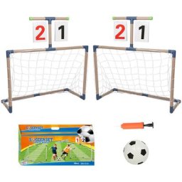 2 Pièces Buts de Foot Enfant Buts de Foot Jardin Cages de Foot Enfant avec Foot de 16cm de diamètre