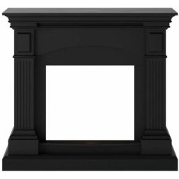 Encadrement de cheminée Cetona noir prof cm 102,2x113,7x28,2 MPC cornice camino cetona nero - Nero