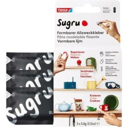 Sugru Pâte autocollante 41235-00001-00 noir 3 pc(s) - Tesa