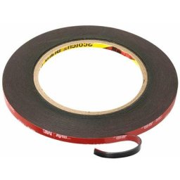 3M Ruban Adhésif Double Face Extra Fort 3m x 6mm Noir Étanche Résistance à haute température pour