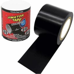 Ruban étanche noir,2pcs Tape Waterproof,Ruban en silicone auto fusionnant, ruban isolant et bande