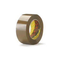 3M - Ruban adhésif polypropylène havane 50mm x 100m - Marron