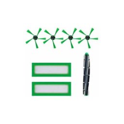Filtre Brosse Pièces de Rechange Ensemble d'accessoires pour Aspirateur Robot Vorwerk Kobold VR200