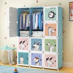 Armoire Enfant Modulable Rangement Penderie Placard Organisateur Plastique Vêtements Enfan Enfants