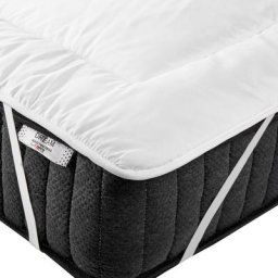 Beliani - Surmatelas Confortable Rectangulaire 180 x 200 cm en Microfibre Blanc Yangra - Blanc