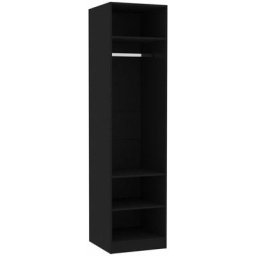Vidaxl - Garde-robe Noir 50 x 50 x 200 cm Aggloméré Black