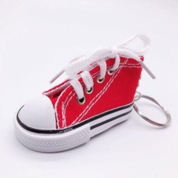 Rouge)Mode toile chaussure pendentif porte-clés porte-clés cadeau - Taille unique Harry