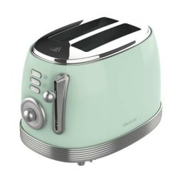 Cecotec - Grille-pain vertical Toast&Taste 800 Vintage Light Green