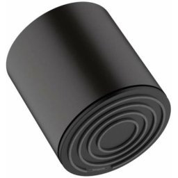 Hansgrohe - Pulsify - Pommeau de douche 105, 1 jet, EcoSmart, noir mat 24132670