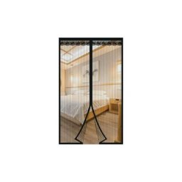 Moustiquaire Magnétique Pour Porte, Joint Magnétique de Haut en Bas, Fermeture Automatique, Garde
